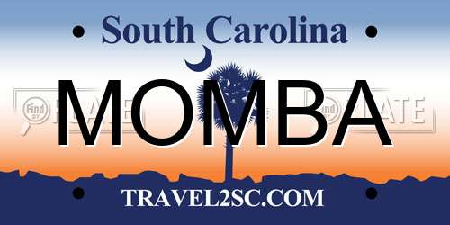 MOMBA South Carolina License Plate