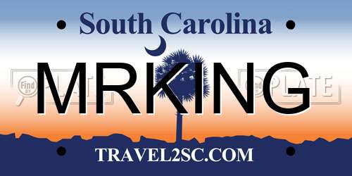 MRKING South Carolina License Plate