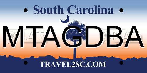 MTAGDBA South Carolina License Plate