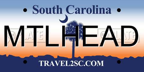MTLHEAD South Carolina License Plate