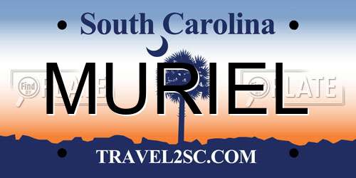 MURIEL South Carolina License Plate