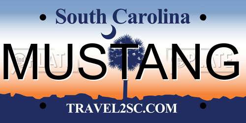 MUSTANG South Carolina License Plate