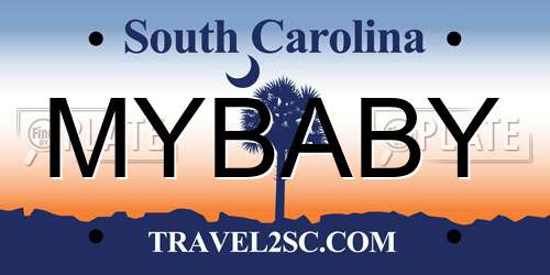 MYBABY South Carolina License Plate