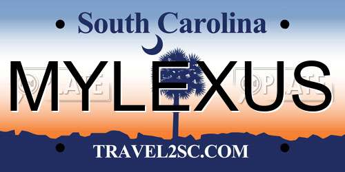 MYLEXUS South Carolina License Plate
