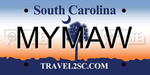 MYMAW South Carolina License Plate