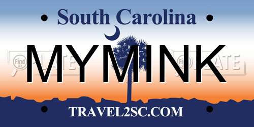 MYMINK South Carolina License Plate