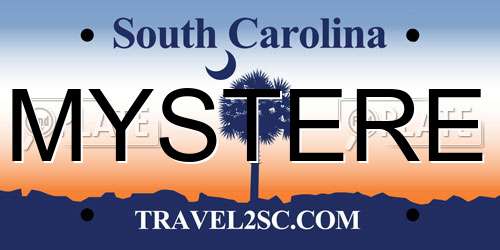 MYSTERE South Carolina License Plate