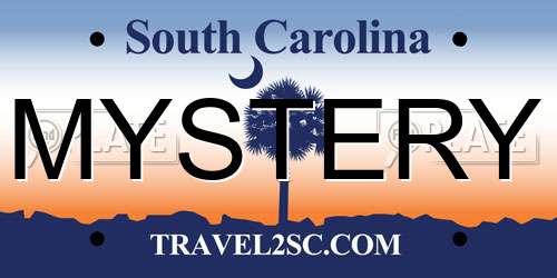 MYSTERY South Carolina License Plate