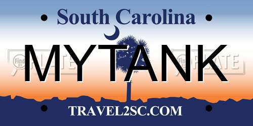 MYTANK South Carolina License Plate