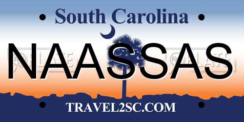 NAASSAS South Carolina License Plate