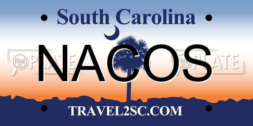 NACOS South Carolina License Plate