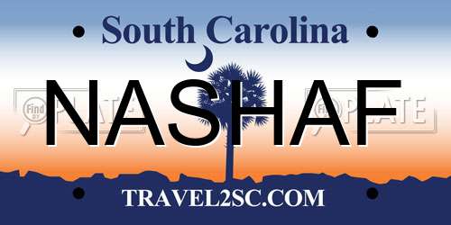 NASHAF South Carolina License Plate