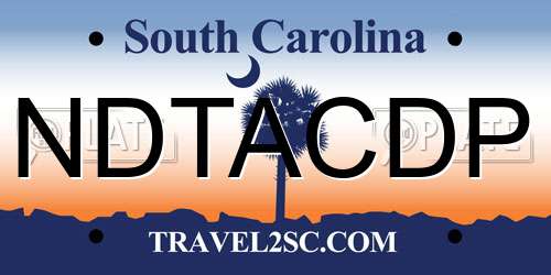 NDTACDP South Carolina License Plate