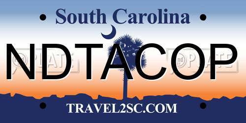 NDTACOP South Carolina License Plate