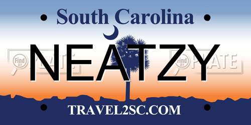 NEATZY South Carolina License Plate