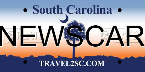 NEWSCAR South Carolina License Plate