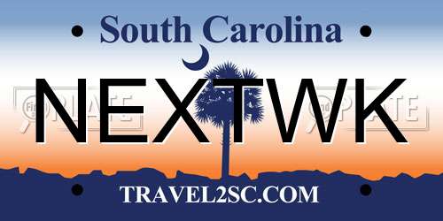 NEXTWK South Carolina License Plate
