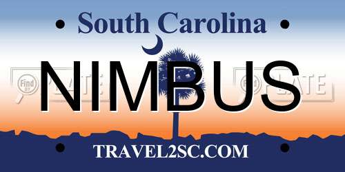 NIMBUS South Carolina License Plate