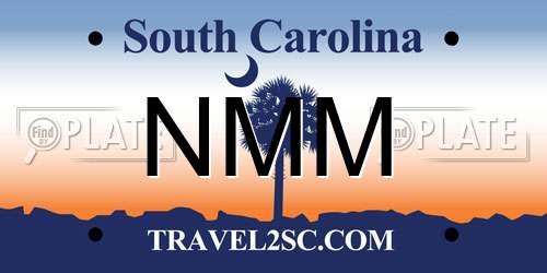 NMM South Carolina License Plate