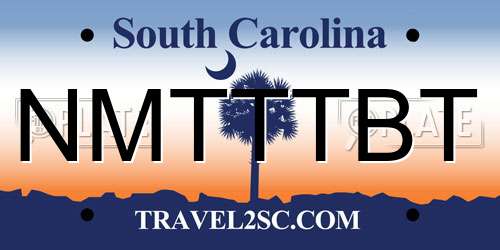 NMTTTBT South Carolina License Plate