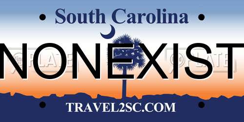 NONEXIST South Carolina License Plate