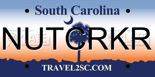 NUTCRKR South Carolina License Plate
