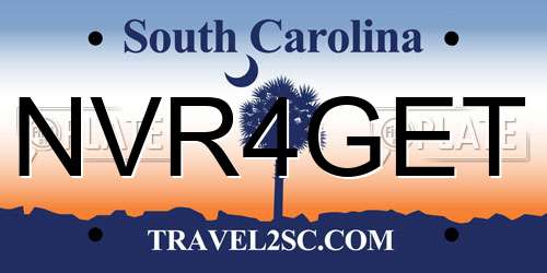 NVR4GET South Carolina License Plate