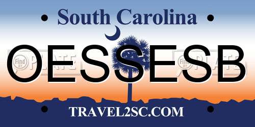 OESSESB South Carolina License Plate