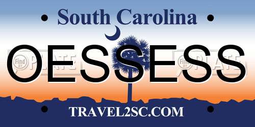 OESSESS South Carolina License Plate