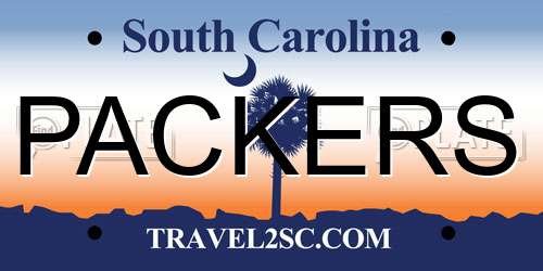 PACKERS South Carolina License Plate