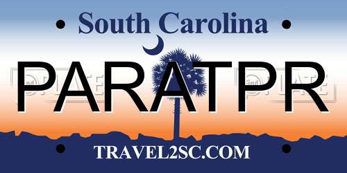 PARATPR South Carolina License Plate
