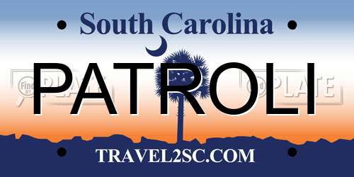 PATROLI South Carolina License Plate