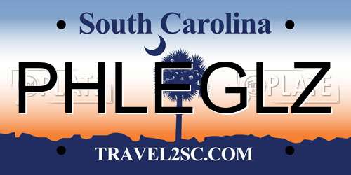 PHLEGLZ South Carolina License Plate