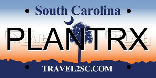 PLANTRX South Carolina License Plate