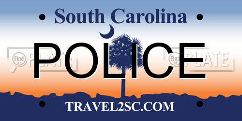 POLICE South Carolina License Plate