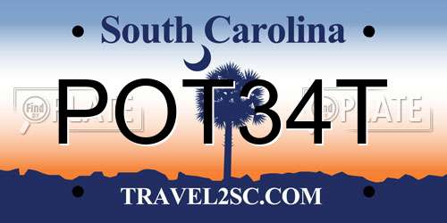 POT34T South Carolina License Plate