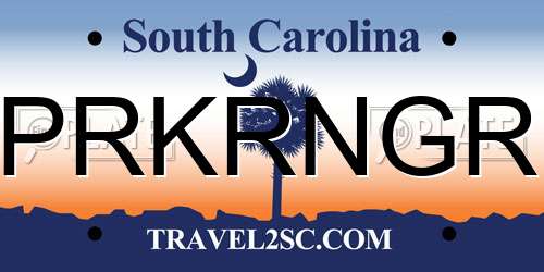 PRKRNGR South Carolina License Plate