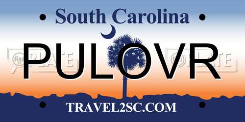 PULOVR South Carolina License Plate