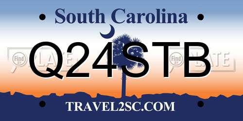 Q24STB South Carolina License Plate