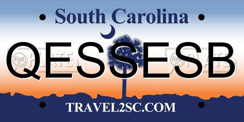 QESSESB South Carolina License Plate