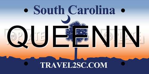 QUEENIN South Carolina License Plate