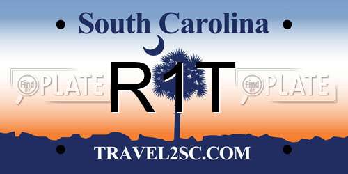 R1T South Carolina License Plate