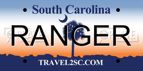 RANGER South Carolina License Plate