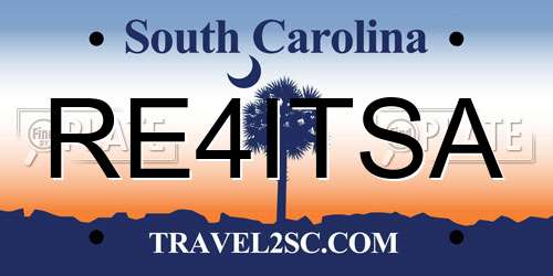 RE4ITSA South Carolina License Plate