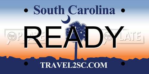 READY South Carolina License Plate
