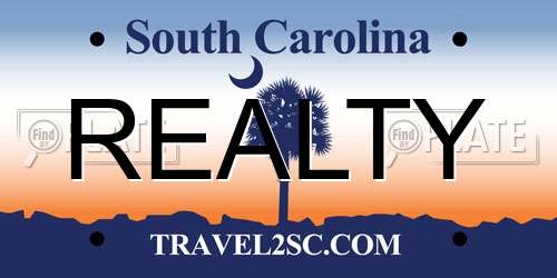 REALTY South Carolina License Plate