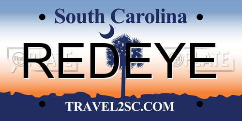REDEYE South Carolina License Plate