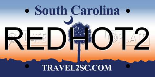 REDHOT2 South Carolina License Plate