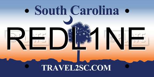 REDL1NE South Carolina License Plate