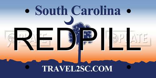 REDPILL South Carolina License Plate